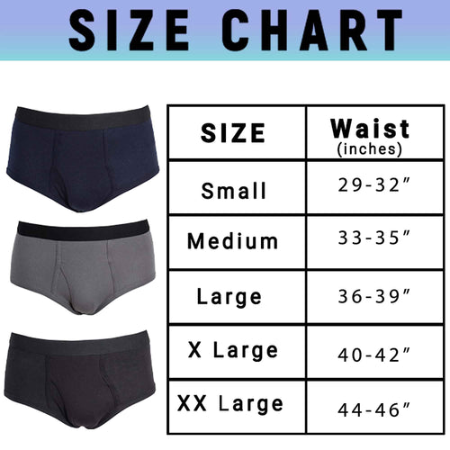 Sock Stack Mens Cotton Briefs MB0506 Pack Of 6 Soft Waistband Breathable Durable Everyday