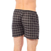Sock Stack Men's Woven Boxers 6 Pack Loose Fit Comfort Waistband Cotton Mix Multipack Cotton Rich Comfort Fit