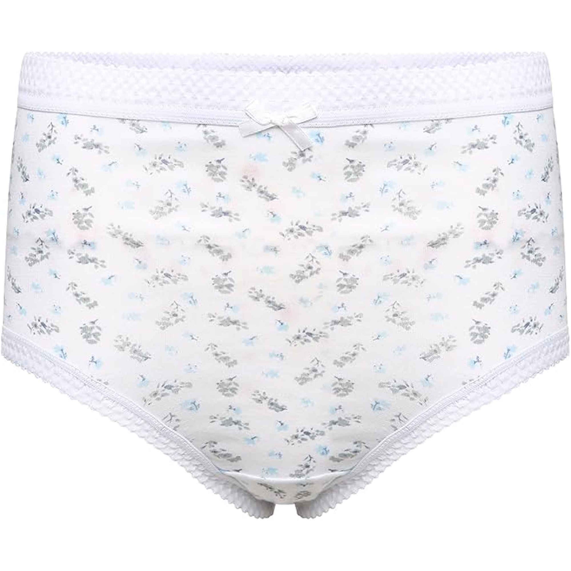 Sock Stack Pack Of 6 Womens 100% Cotton Maxi Briefs Full Coverage Breathable Everyday
