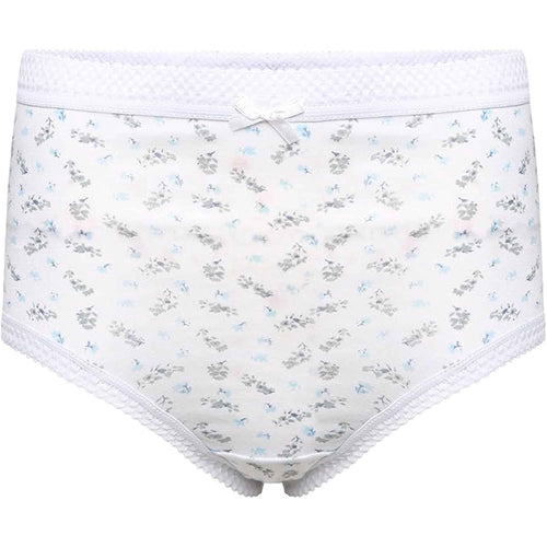 Sock Stack Pack Of 6 Womens 100% Cotton Maxi Briefs Full Coverage Breathable Everyday