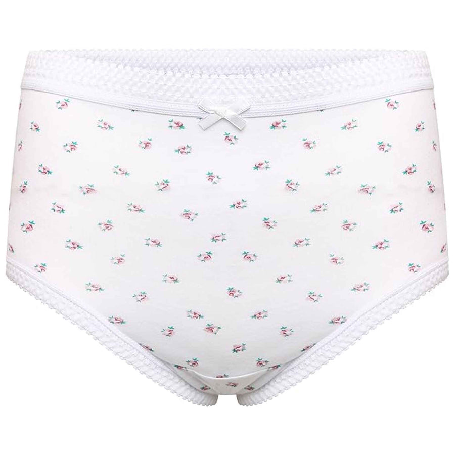 Sock Stack Pack Of 6 Womens 100% Cotton Maxi Briefs Full Coverage Breathable Everyday