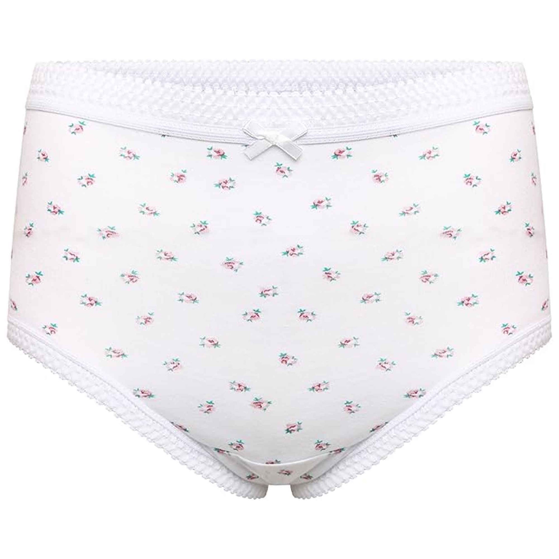 Sock Stack Pack Of 6 Womens 100% Cotton Maxi Briefs Full Coverage Breathable Everyday