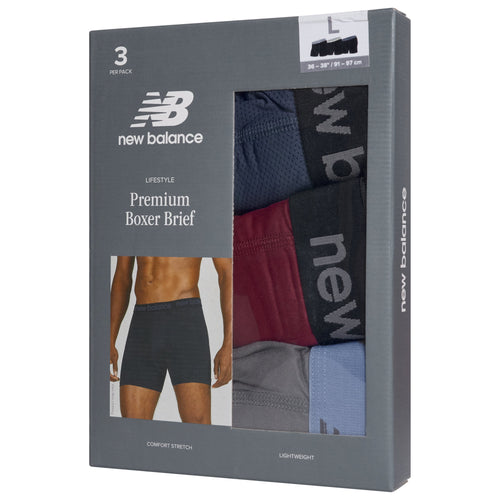 New Balance 3 Pack Premium Boxer Briefs