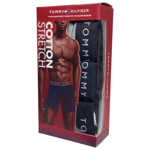 Tommy Hilfiger 3 Pack Cotton Stretch Boxer Briefs