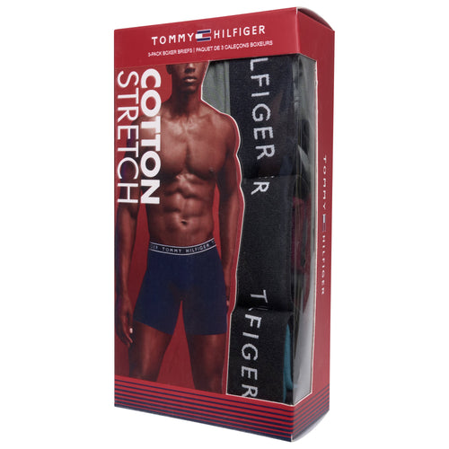Tommy Hilfiger 3 Pack Cotton Stretch Boxer Briefs
