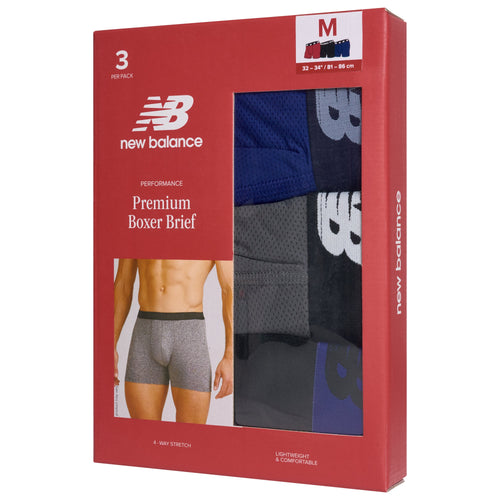 New Balance 3 Pack Premium Boxer Briefs