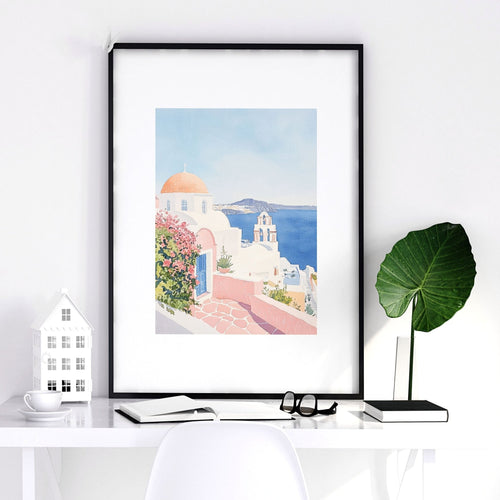 Pastel Wall Art | Set of 3 Beach Decor Wall art Prints