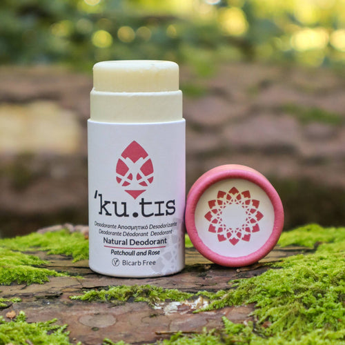 Patchouli and Rose Bicarb Free Deodorant for Sensitive Skin