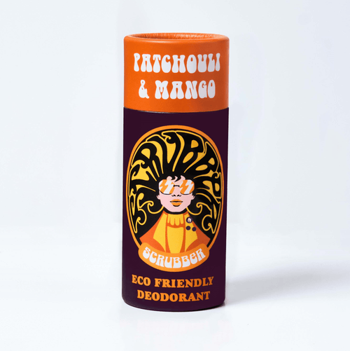 Patchouli & Mango Roll On Eco Friendly Deodorant, Plastic Free Extra Sensitive Anti Perspirant