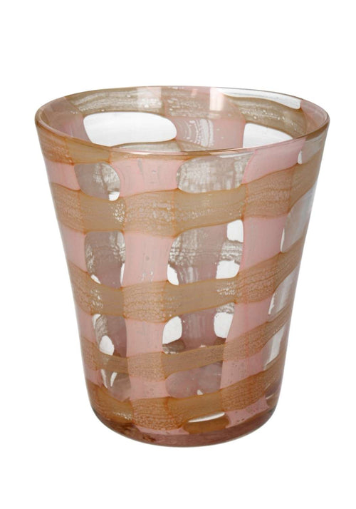Peach Affect Candle Holder / Vase Large