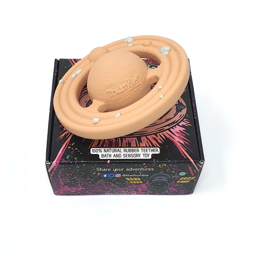 Planet CH3W® Ringed Planet - Natural Rubber Space Teether Toy