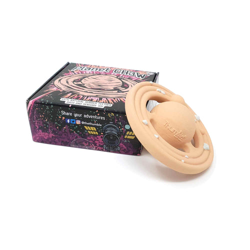 Planet CH3W® Ringed Planet - Natural Rubber Space Teether Toy