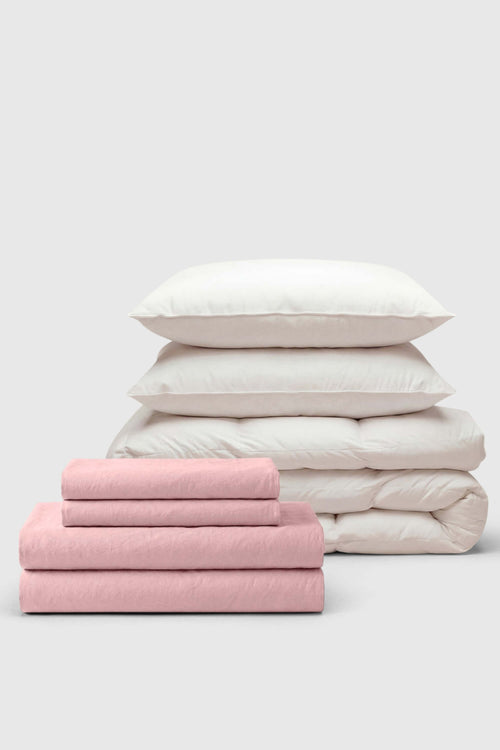 Percale Move-In Bedding Set