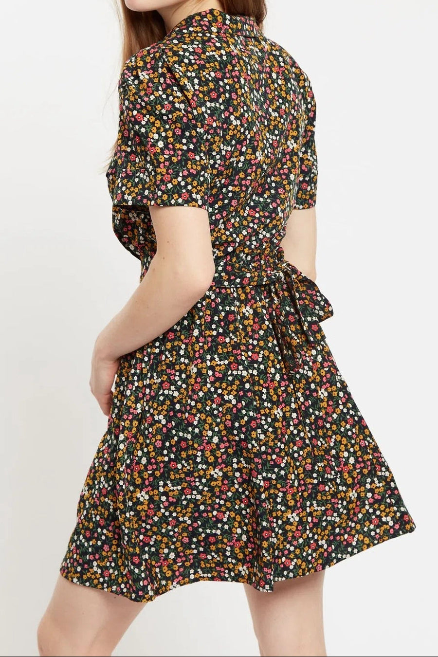 Louche Perry Dippy Ditsy Print Mini Shirtdress