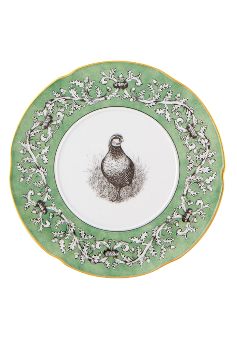 Pheasant Fancy Dessert Plates - Set of 4
