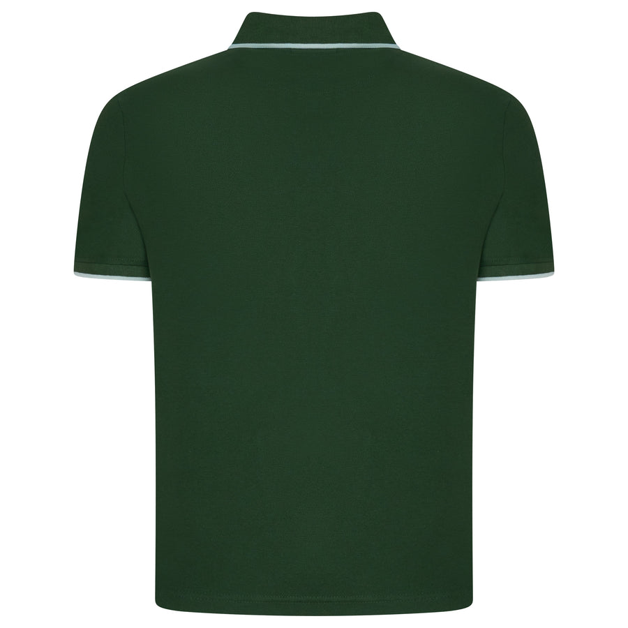 Evryone Contrast Tipped Polo Shirt