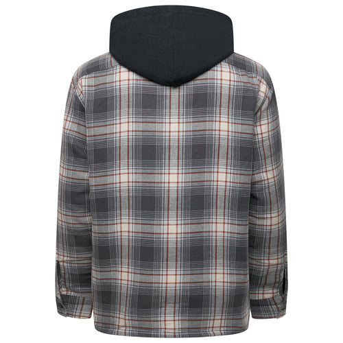 Wrangler Hooded Padded Overshirt Jacket