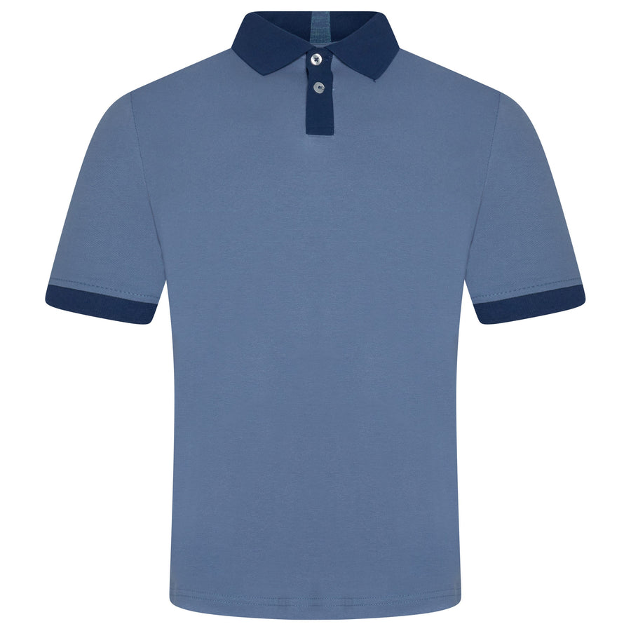 Evryone Contrast Collar Polo Shirt