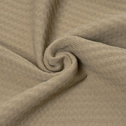 Contempo Half Zip Stretch Ribbed Polo Jumper