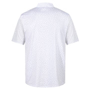 Island Green Dot Print Golf Sport Polo Shirt