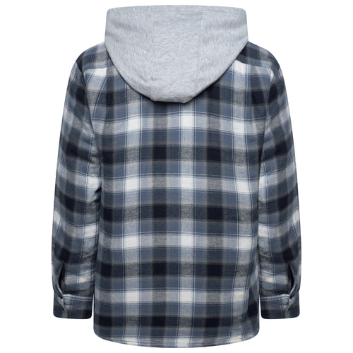 Wrangler Padded Hooded Shirt Jacket