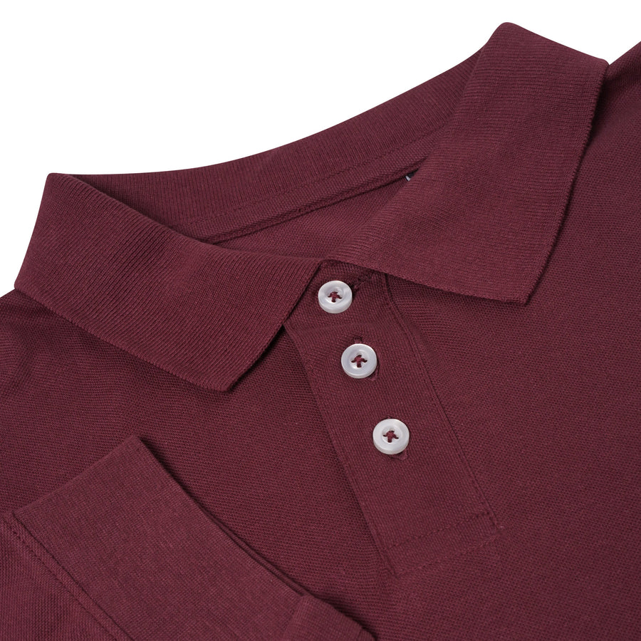 Everett Wales Long Sleeve Polo Shirt