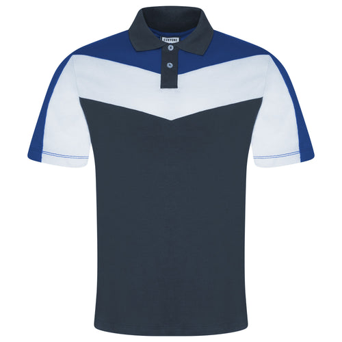 Evryone Contrast Stripe Polo Shirt