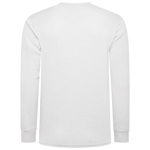 One Brand Crew Neck Waffle Knit T-Shirt