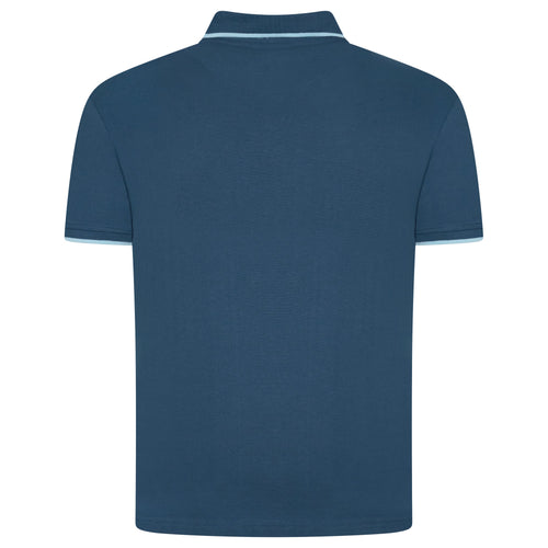 Evryone Contrast Tipped Polo Shirt