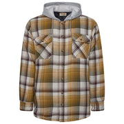 Wrangler Padded Hooded Shirt Jacket