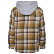 Wrangler Padded Hooded Shirt Jacket