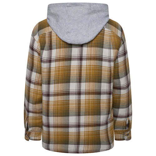 Wrangler Padded Hooded Shirt Jacket