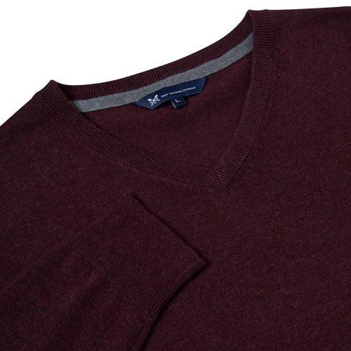 Crew Clothing Company V Neck Jumper
