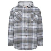 Wrangler Padded Hooded Shirt Jacket