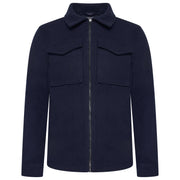 Brushed Winter Jacket with Pockets