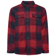 Wrangler Sherpa Lined Flannel Snap Shirt Jacket
