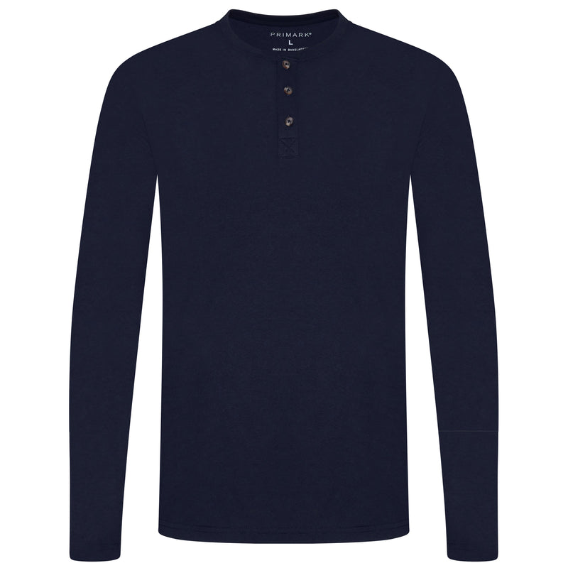 Long Sleeve Henley T-Shirt