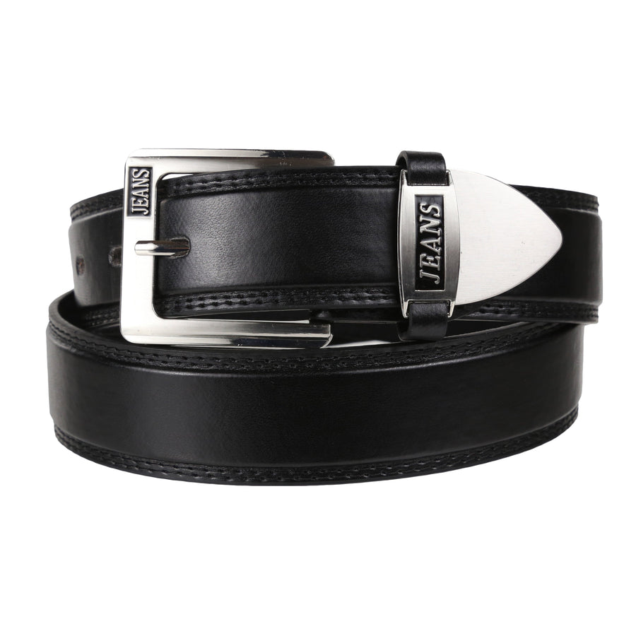 Forest 1.5" Wide Jeans Design Bonded Leather Belt