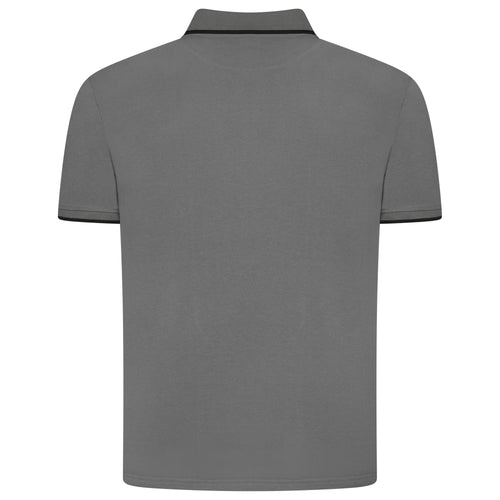 Evryone Contrast Tipped Polo Shirt
