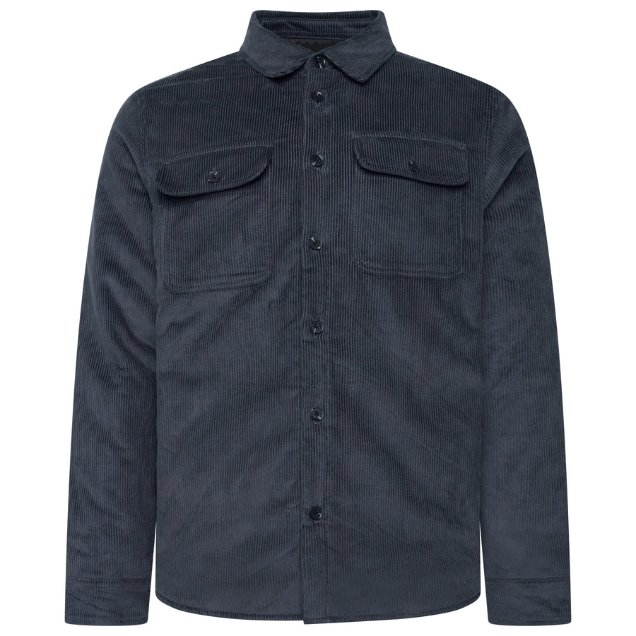 Corduroy Padded Jacket With Pockets