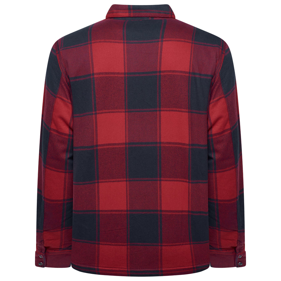 Wrangler Sherpa Lined Flannel Snap Shirt Jacket