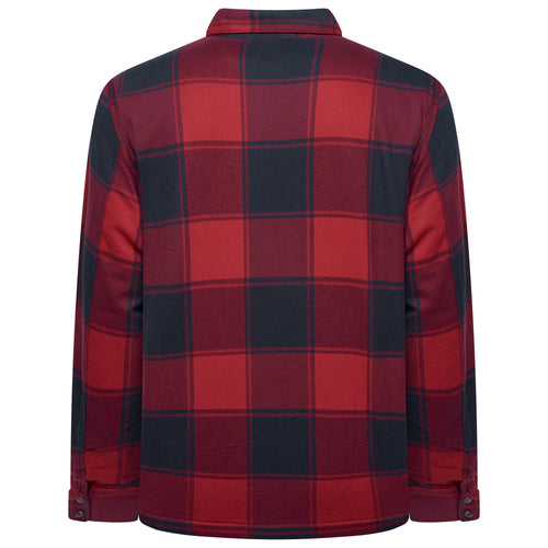 Wrangler Sherpa Lined Flannel Snap Shirt Jacket
