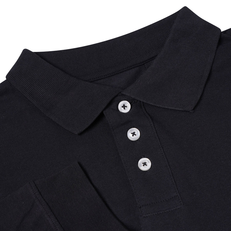 Everett Wales Long Sleeve Polo Shirt