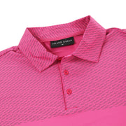 Island Green Dash Print Golf Sport Polo Shirt