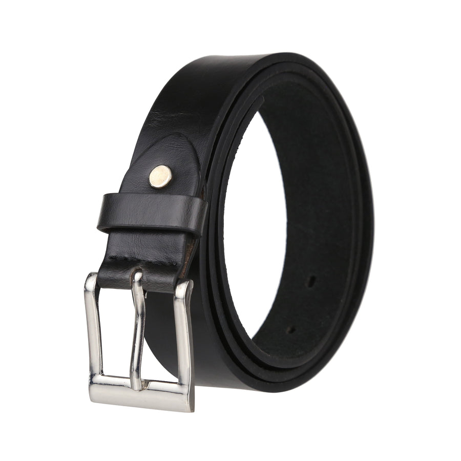 Forest 1" Wide Square Buckle Bonded Leather Belt