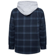 Wrangler Padded Hooded Shirt Jacket
