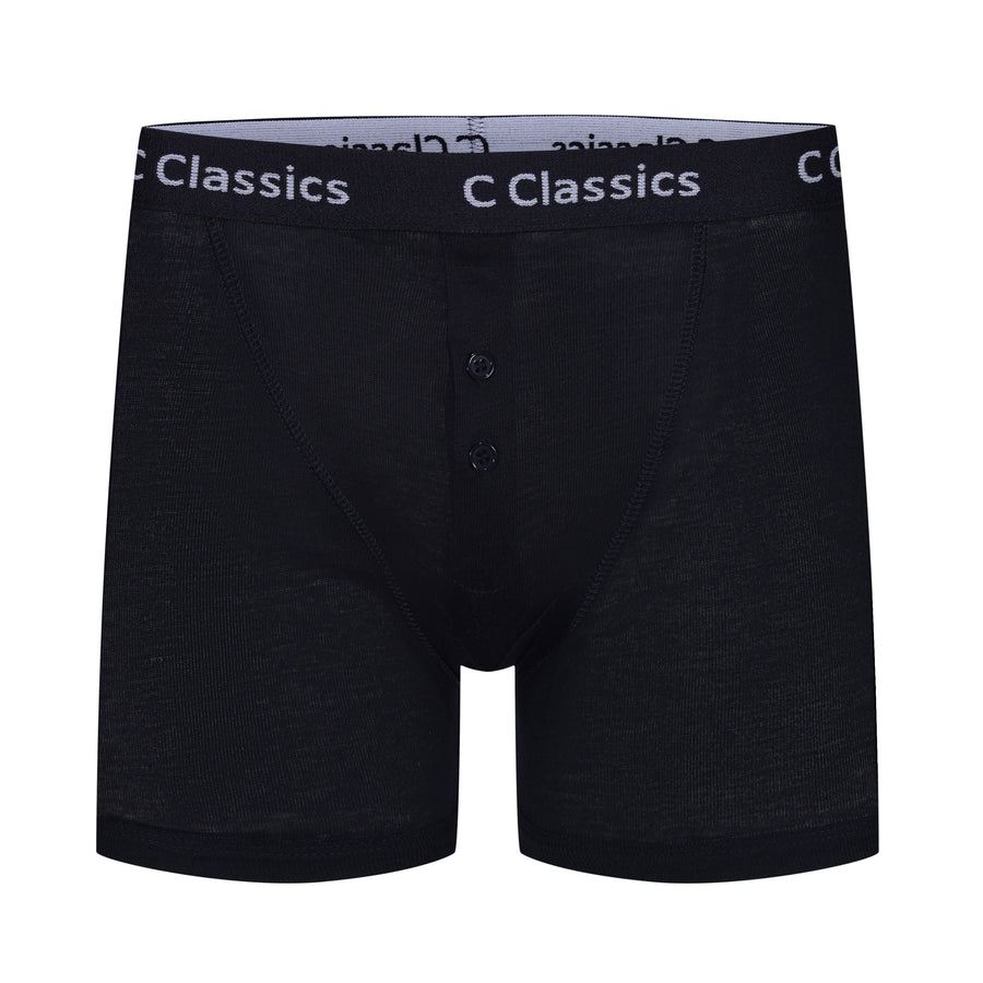 C Classics 3 Pack Button Fly Boxer Shorts