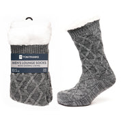 Tom Franks 1 Pair Chunky Knit Sherpa Slipper Socks