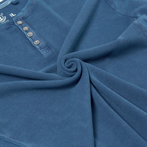 Tom Tompson Thermal Waffle Knit Henley T-Shirt