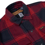 Wrangler Sherpa Lined Flannel Snap Shirt Jacket